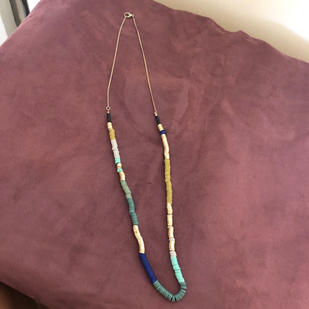 Long beaded Banana Republic necklace